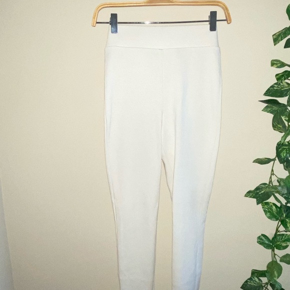 Forever 21 high waisted white leggings - Picture 1 of 2